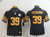 Youth Nike Steelers 39 Minkah Fitzpatrick Black Color Rush Limited Jersey,baseball caps,new era cap wholesale,wholesale hats